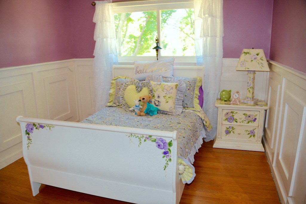 Before, this bedroom had no personality. And the little girl explodes with charisma. My challenge was to make the bedroom fit the girl.