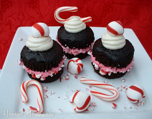 For a sophisticated cupcake treat, the candy cane cupcakes are perfection from Liz.