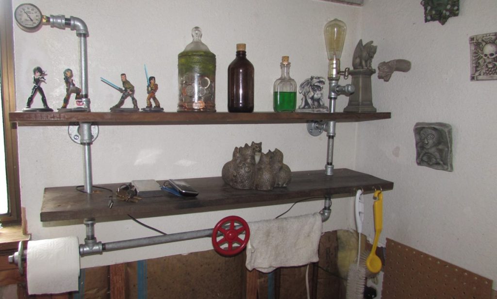 You DIY - Phil - Steampunk bathroom shelf