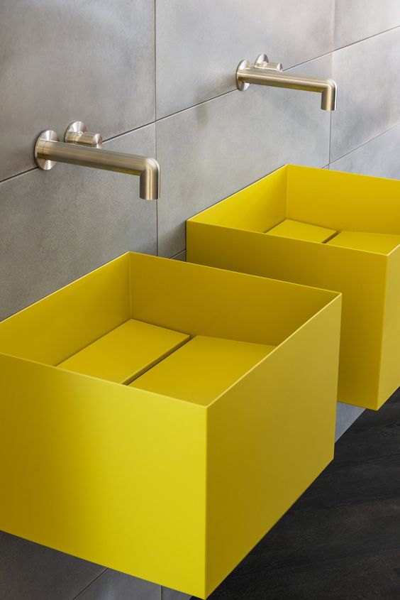 MyFixitUpLife - Furniture stars - Hoss Magazine - Hoss Color yellow sink