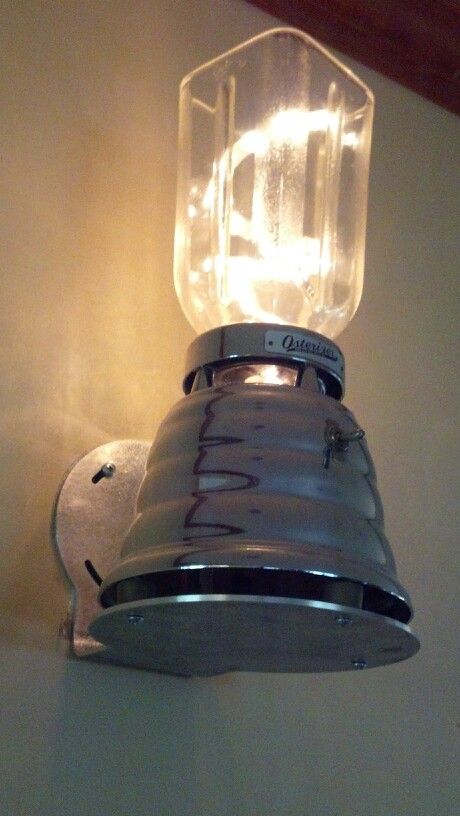 Upcycled antique blenders as lights. What do you think?