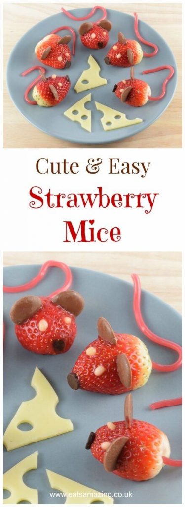 How cute are these strawberry mice?!