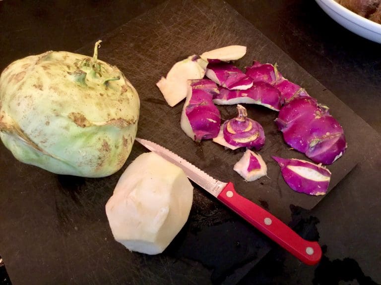 I've been preserving summer by canning carrots and kohlrabi