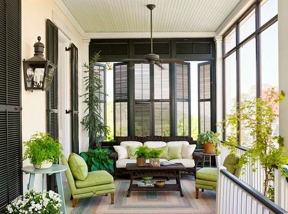 1 green apple modern porch