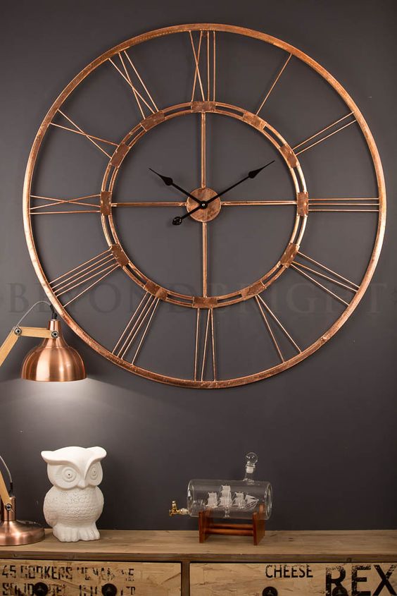 Copper clock HossDesign