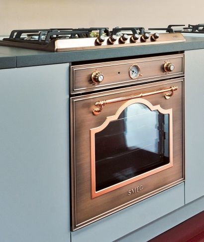 Copper oven SMEG kitchen HossDesign