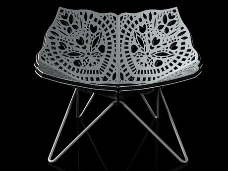 Neoprene HossDesign laser cut chair design trends