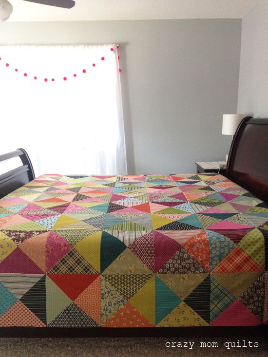 1 bed triangle Quilted HossDesign MyFixitUpLife