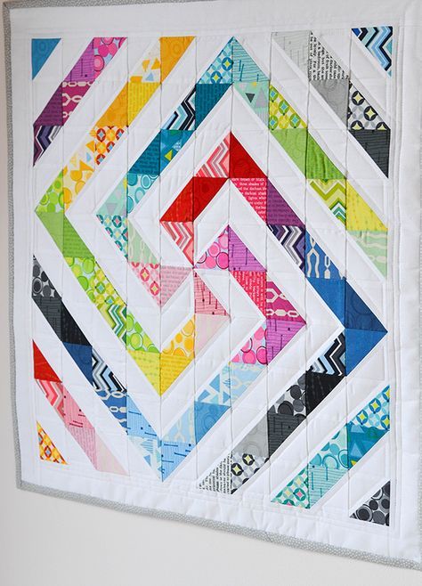 4 triangle and white Quilted HossDesign MyFixitUpLife