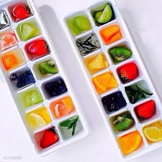Frozen fruit water HOSSdesign MyFixitUpLife