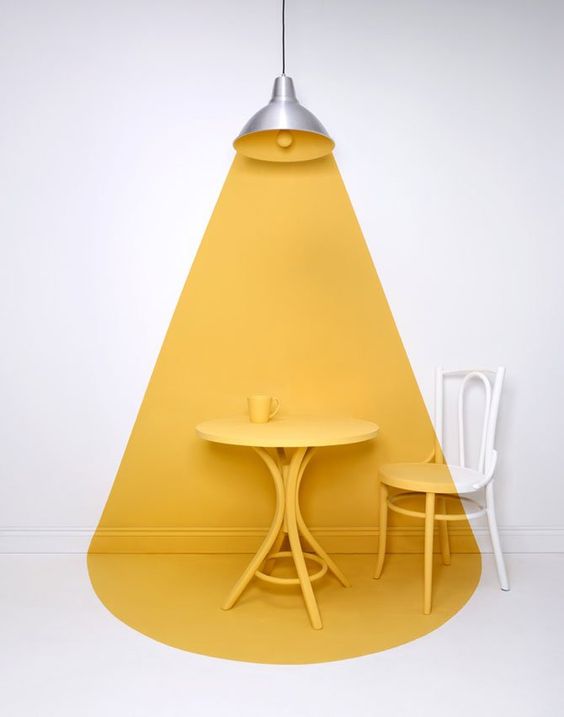 Sarah Parker yellow table