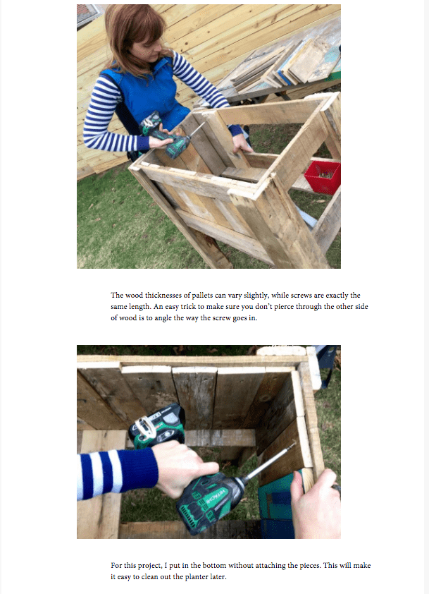 Habitat ReStore pallet planter box MyFixitUpLife