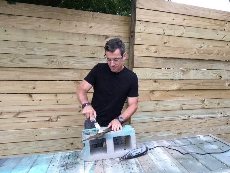 sharpen a lawnmower blade