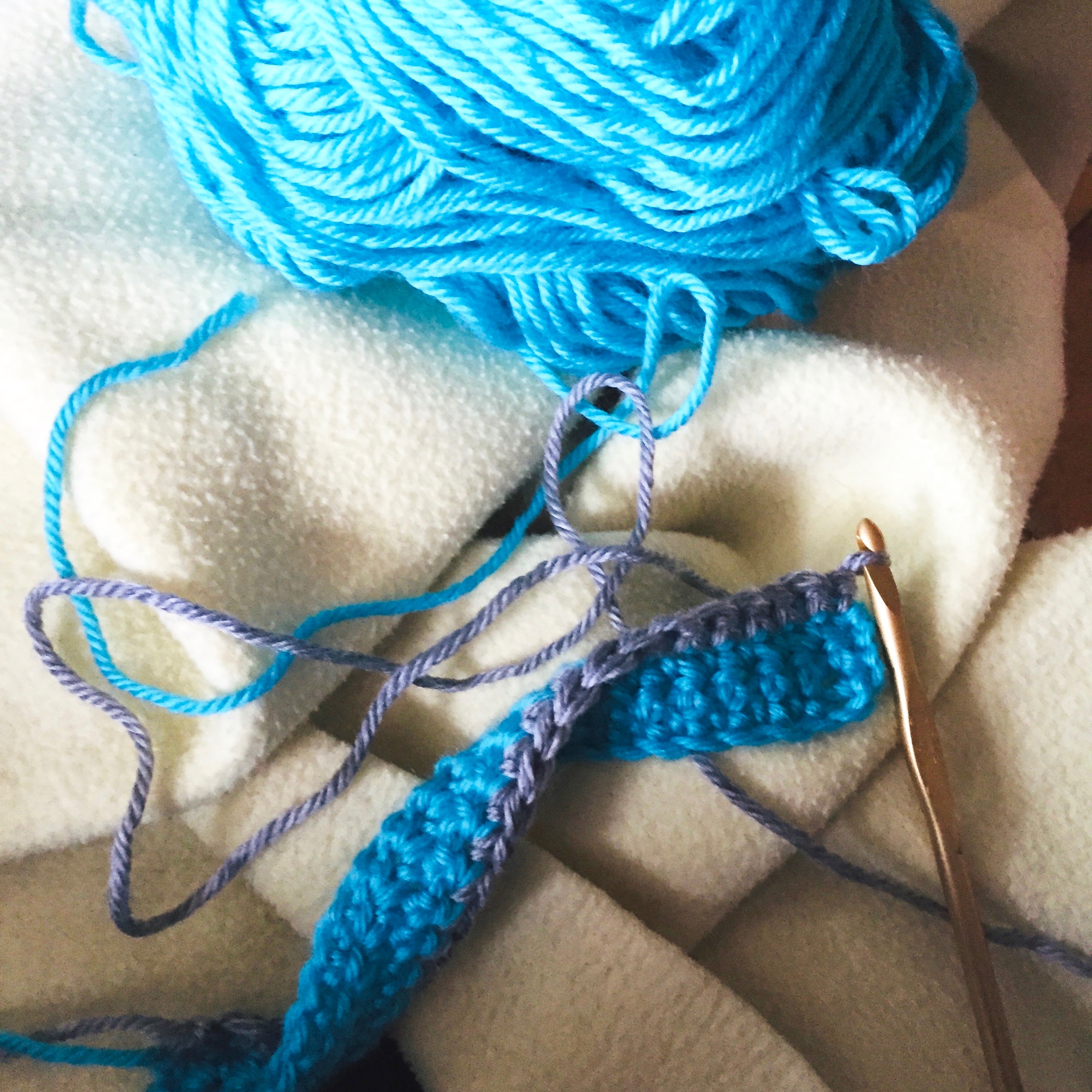 MyFixitUpLife Crochet Scarves Operation Gratitude crocheting yarn