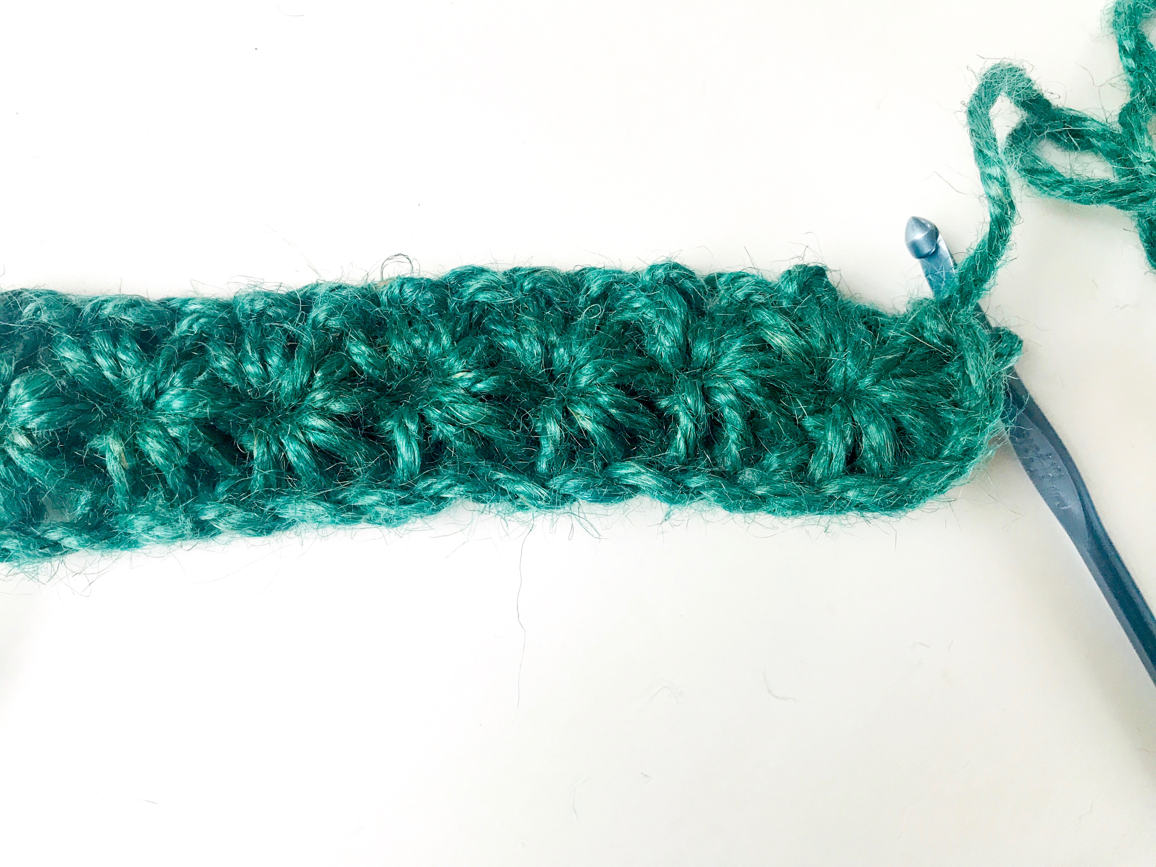 2 Twine handbag crochet star stitch row myfixituplife