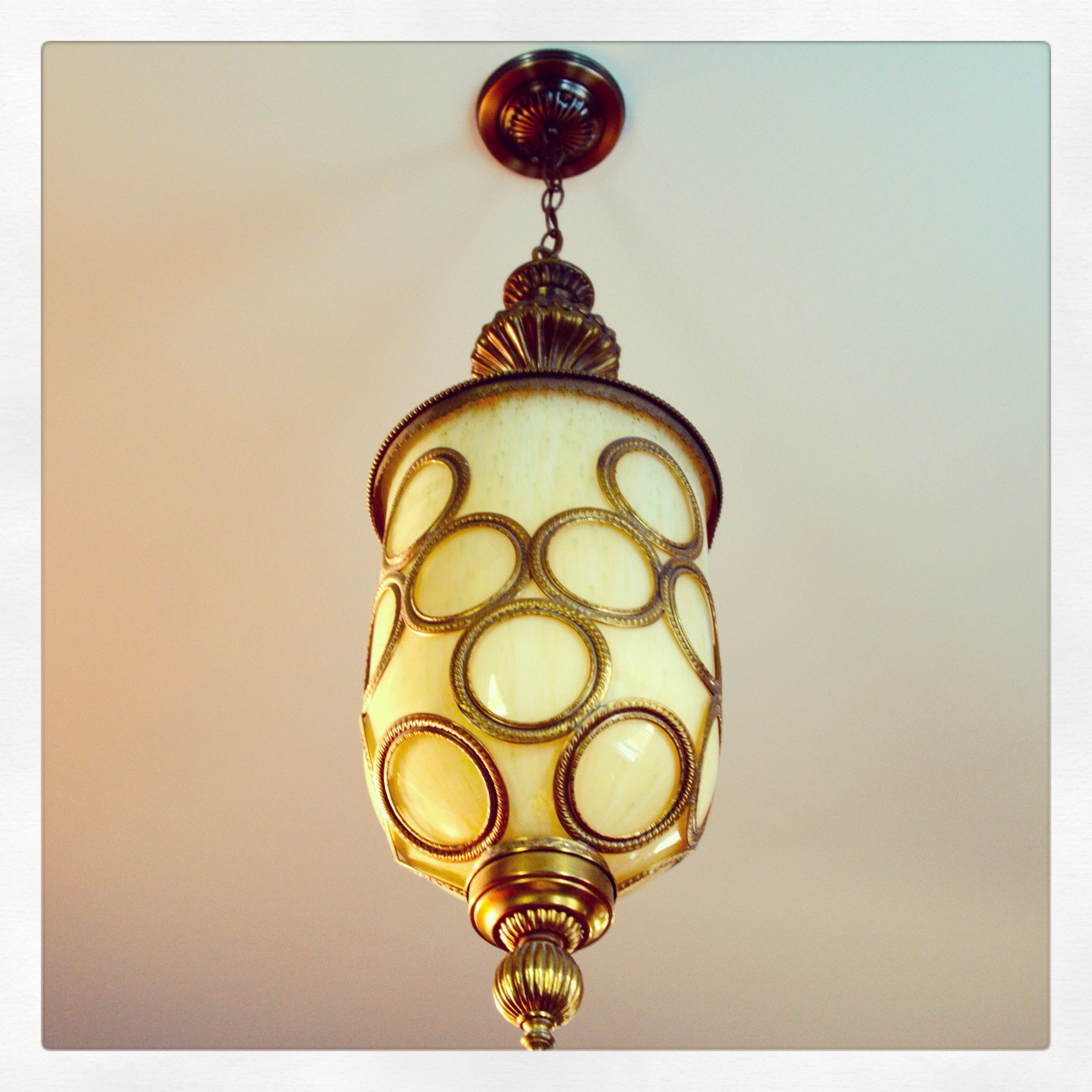 MyFixitUpLife dining room vintage light chandelier