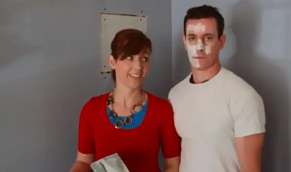 Mark & Theresa share how to tape drywall MyFixitUpLife