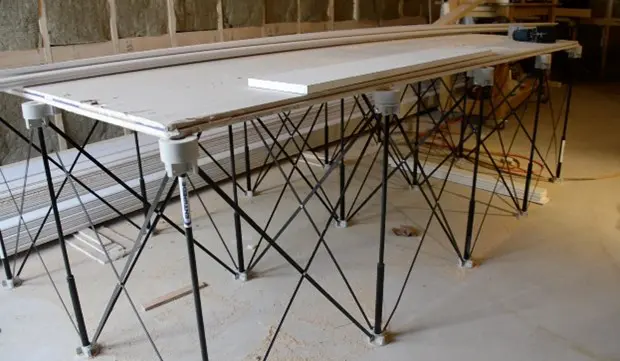 Centipede Work Table_basement renovation_drywall