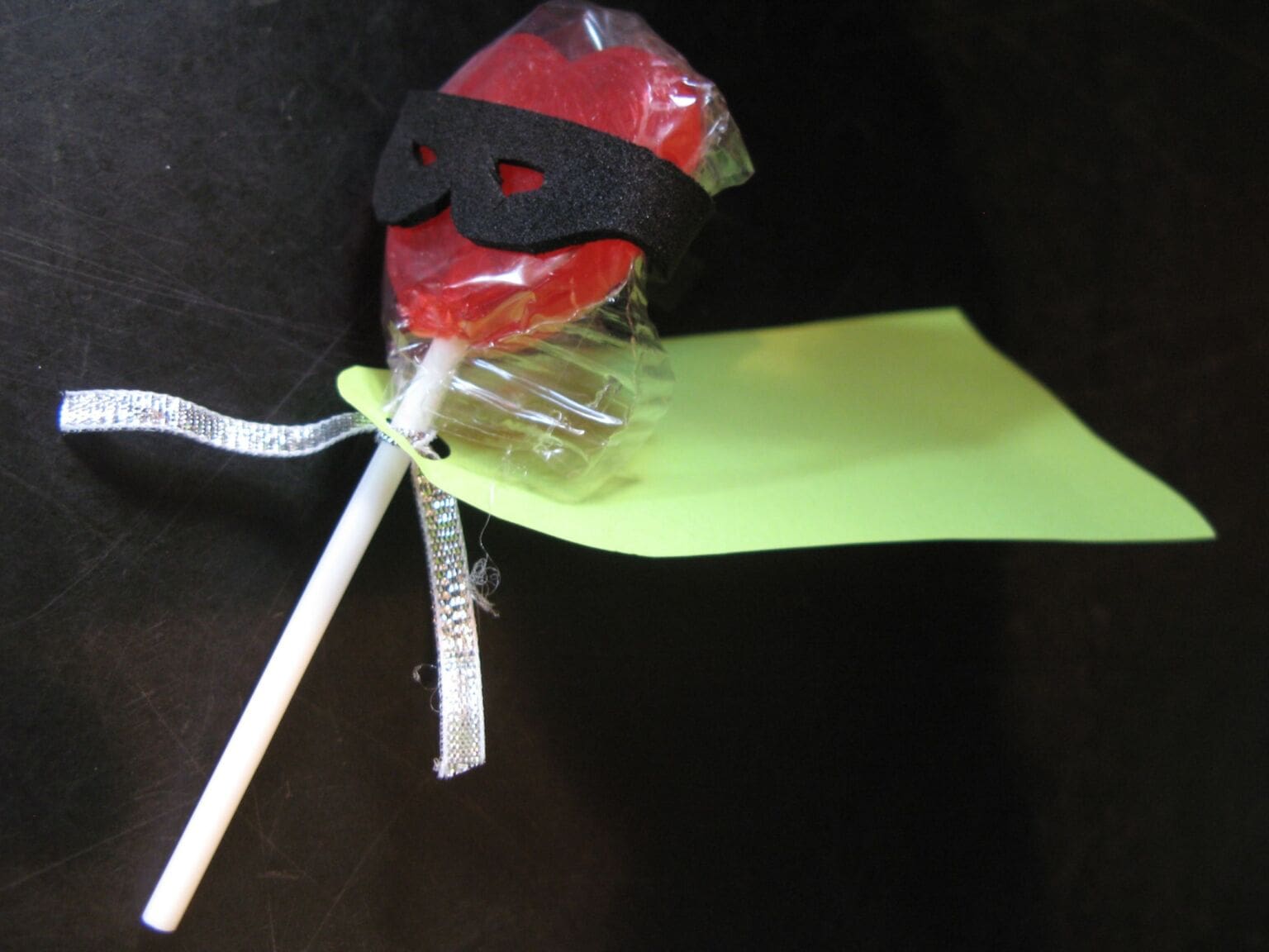 Superhero Lollipop Valentine Valentines card The lollipop blooms and zooms MyFixitUpLife Superhero Lollipop Valentine MyFixitUpLife