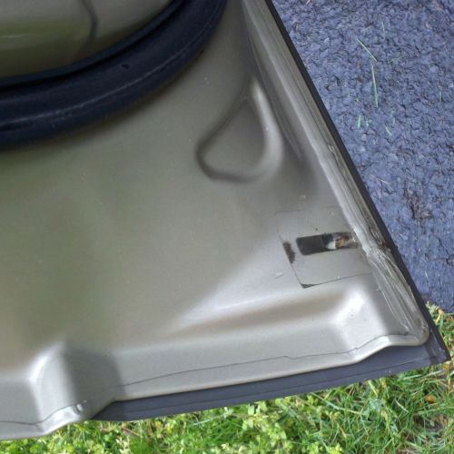 Car door drain.