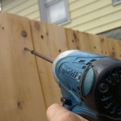 Fastening trick.