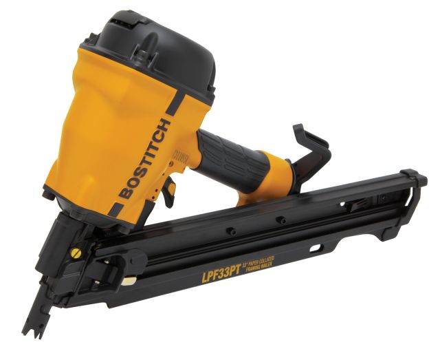 Bostitch LPF33PT Low-Profile Framing Nailer.