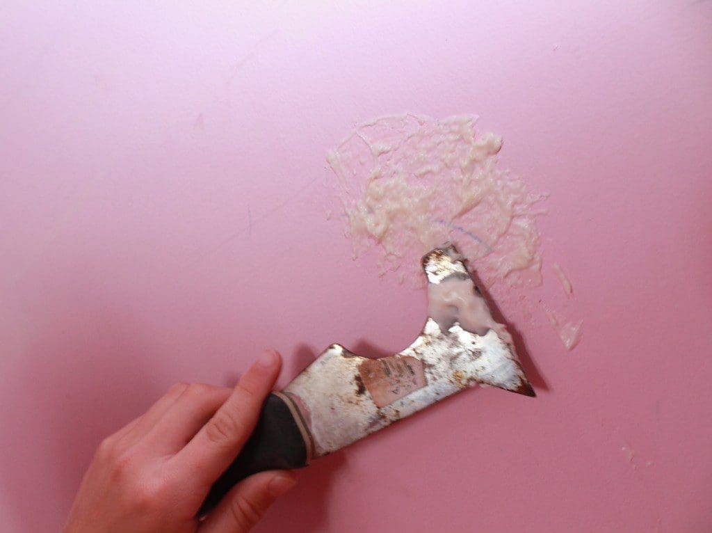 remove crayon from wall
