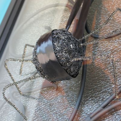 rubber plastic spiders bondera styrofoam sphere IMG_1572