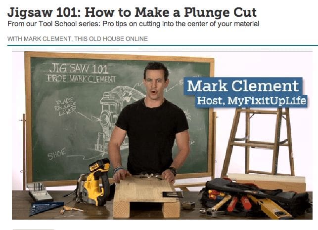Jigsaw101 Plungecut Video How to Make a Plunge Cut with a Jigsaw MyFixitUpLife MyFixitUpLife MyFixitUpLife