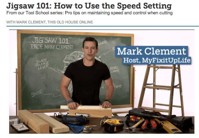 Jigsaw101 speedsetting Video How to Use Your Jigsaws Speed Setting MyFixitUpLife MyFixitUpLife MyFixitUpLife