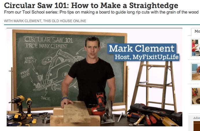 Circularsaw101 Straightedge Video Tips to Making a Straightedge with a Circular Saw MyFixitUpLife MyFixitUpLife MyFixitUpLife