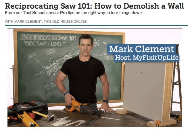 reciprocatingsaw101 demolishawall Video Tips to Demolish a Wall with a Reciprocating Saw MyFixitUpLife MyFixitUpLife MyFixitUpLife