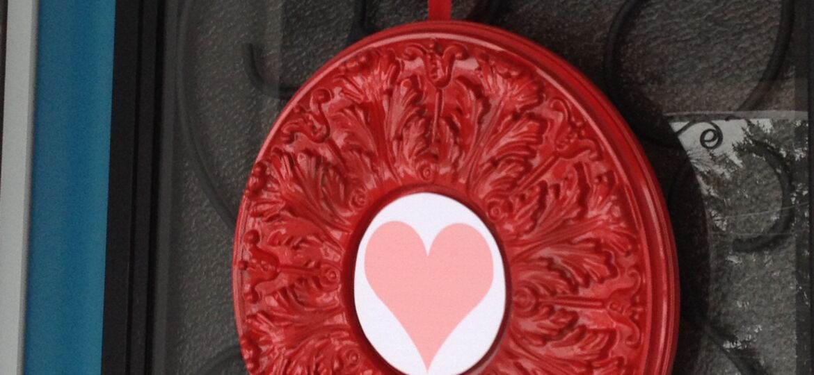 Valentine's Day wreath Fypon