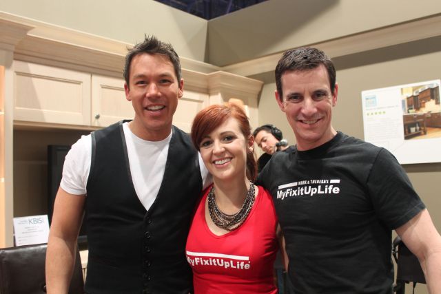 David Bromstad, Theresa, Mark at KBIS