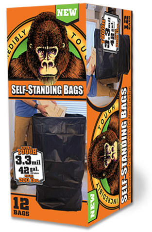 Gorilla Self-Standing Bags