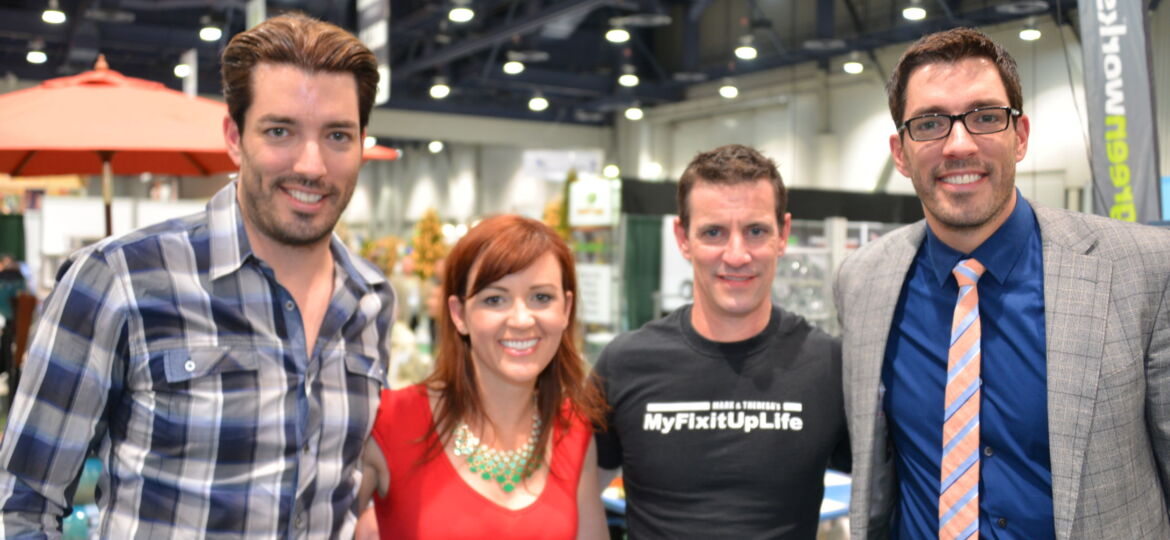 HGTV's 'Property Brothers' Drew and Jonathan Scott talk about their new Scott Living collection with MyFixitUpLife's Mark and Theresa.