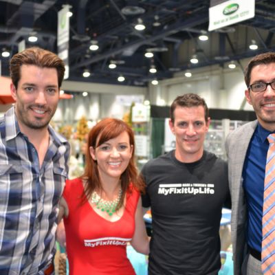 HGTV's 'Property Brothers' Drew and Jonathan Scott talk about their new Scott Living collection with MyFixitUpLife's Mark and Theresa.