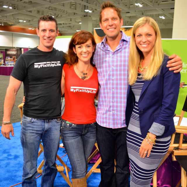 Mark, Theresa, Chris and Peyton Lambton at the National Healthy Homes Conference