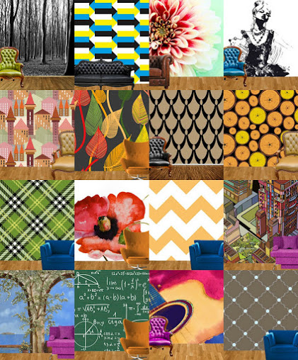 Wallpaper collage - Laurie Laizure - MyFixitUpLife