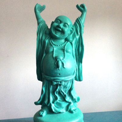 Laughing Buddha happy in paint my Buddha MyFixitUpLife