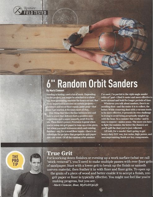 6 inch Random Orbit Sanders Old House Journal MyFixitUpLife What 6 Random Orbit Sander is best for you MyFixitUpLife MyFixitUpLife 6 inch Random Orbit Sanders Old House Journal MyFixitUpLife MyFixitUpLife