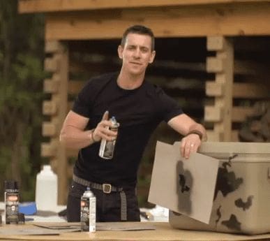 Krylon paint plastic How to paint a camo pattern on plastic MyFixitUpLife MyFixitUpLife Krylon paint plastic MyFixitUpLife