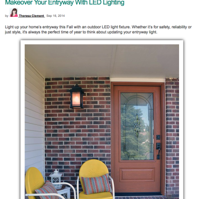 Entryway Makeover - LampsPlus - MyFixitUpLife