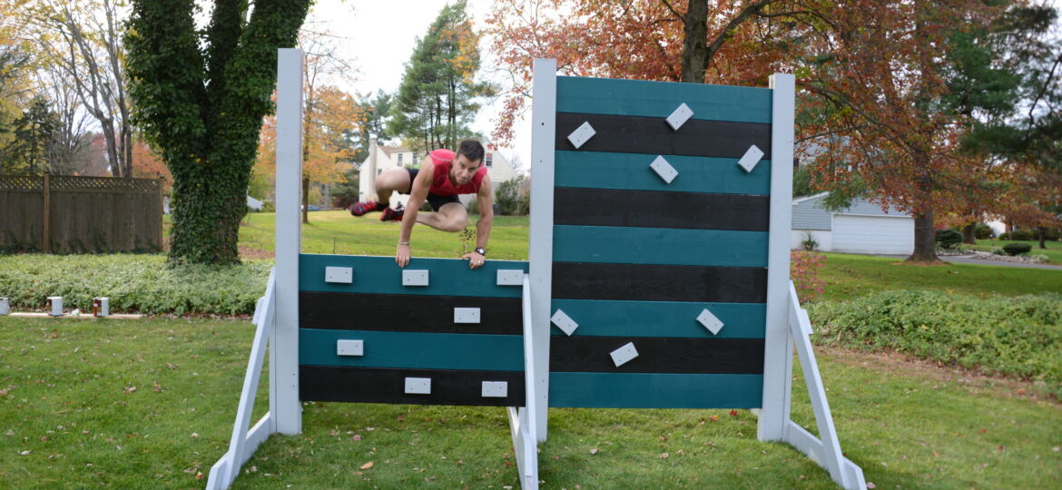 Philadelphia Eagles Obstacle Wall with Glidden Team Colors