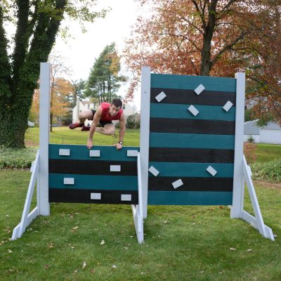 Philadelphia Eagles Obstacle Wall with Glidden Team Colors
