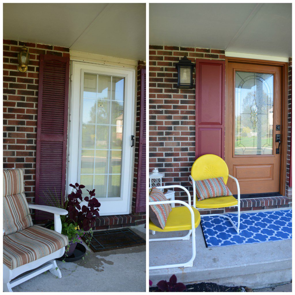 Before and after curb appeal - MyFixitUpLife