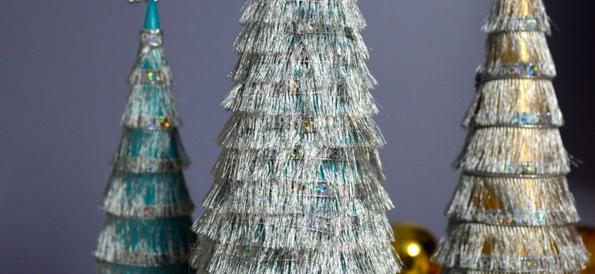 Fringe Christmas Trees - MyFixitUpLife