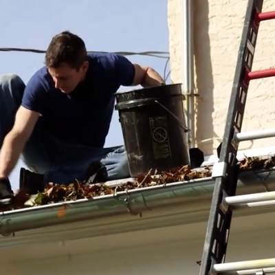 Clean gutters Mark MyFixitUpLife
