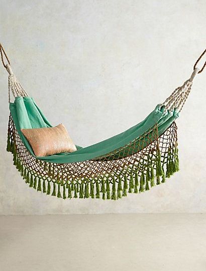 hammock with fringe