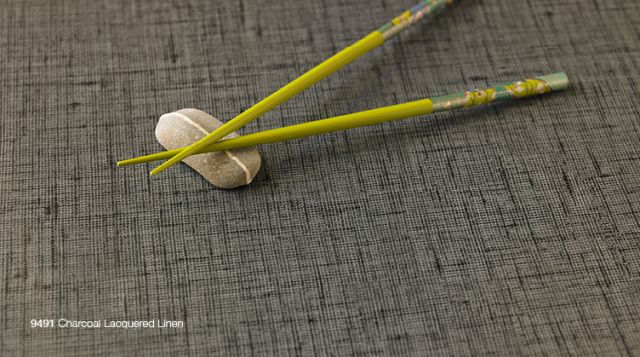 Charcoal Lacquered Linen Chopsticks Gallery